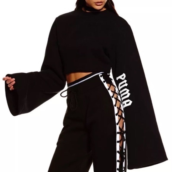 Puma Tops - Fenty x Puma Kimono Sweatshirt Crop Top